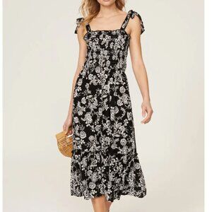 Slate and Willow Floral Tie Shoulder Dress size large